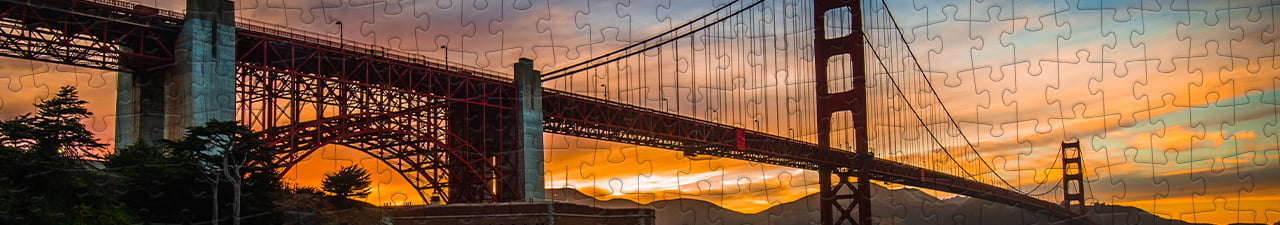 Collezione di puzzle Ponte del Golden Gate puzzleYOU