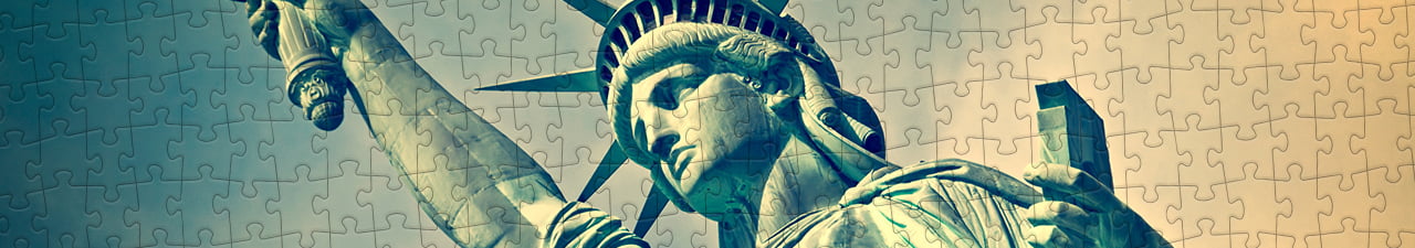 Collezione di puzzle Statua della Libertà puzzleYOU