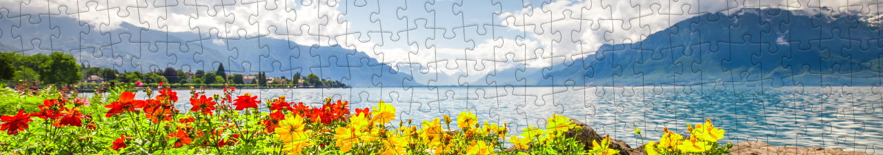 Collezione di puzzle Lago di Ginevra puzzleYOU