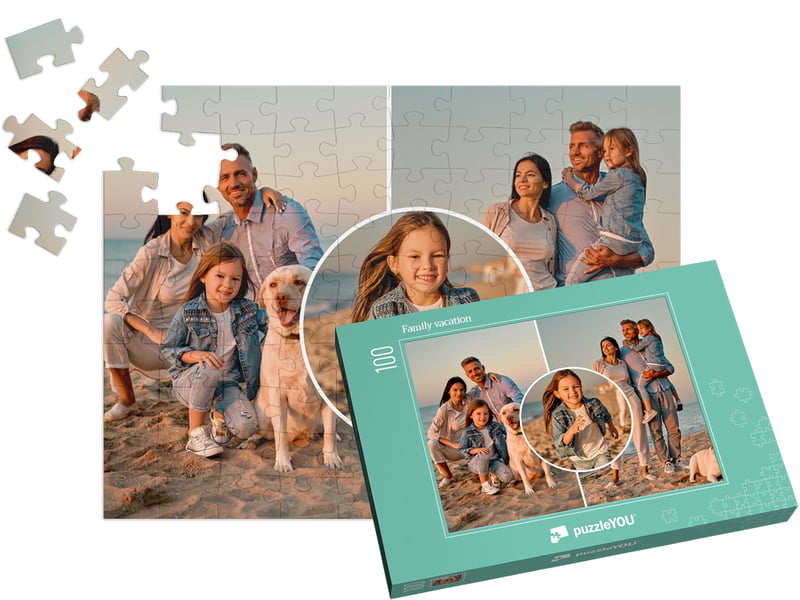 Foto puzzle da 100 pezzi montato